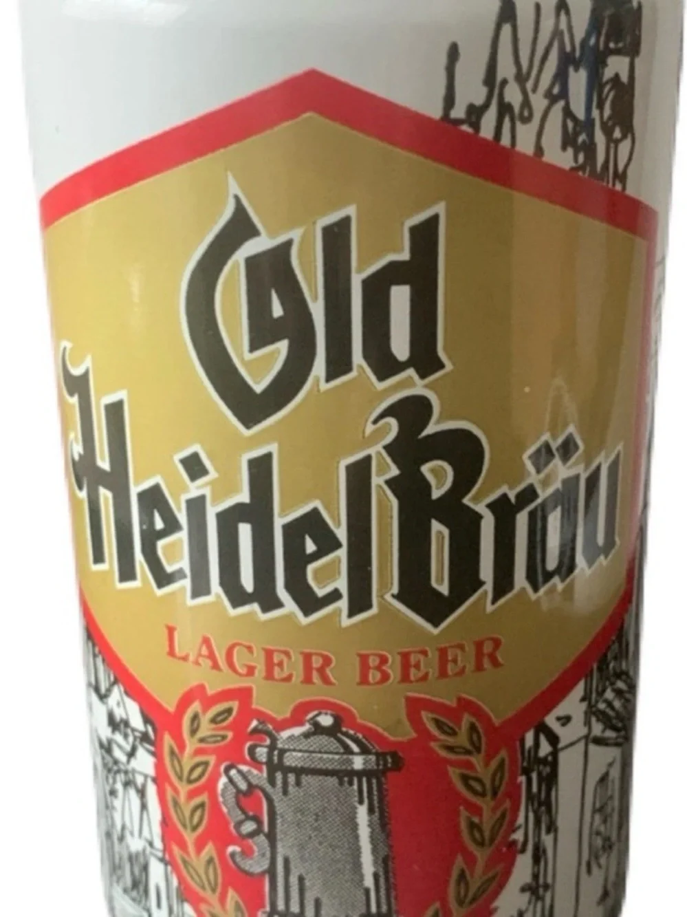 Vintage Beer Can Old Heidelbrau Lager Beer Brewed For Walgreens Pull Top Empty